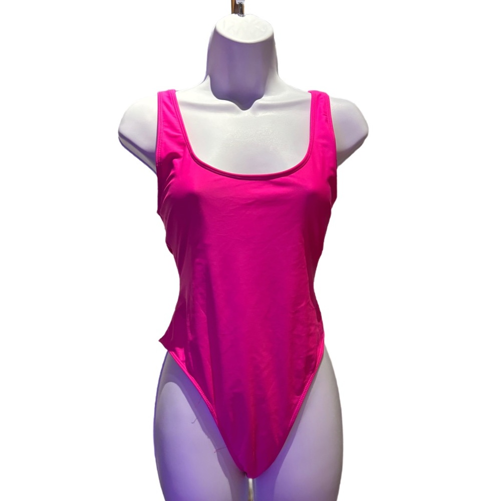 Vibrant Pink One-Piece Swimsuit
